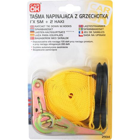 Cinghia di serraggio 25 mm x 5 m fino a 200 kg