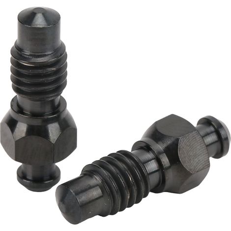 Lot de 2 vis de purge de freins à disque en alliage de titane M6, résistantes à la rouille, pour VTT (accessoires noirs).