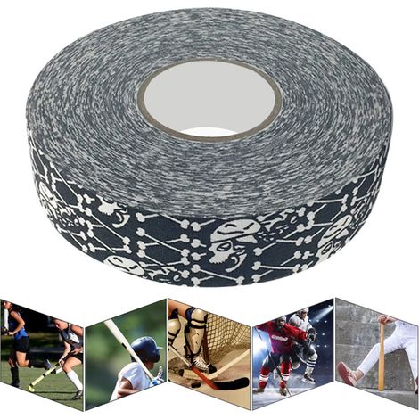 Ruban adhésif de sport 2,5 cm x 25 m pour crosse de hockey et raquette de badminton (1/3)