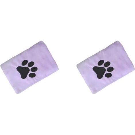 Toallas para perros,Paquete de 2 toallas para perros,Toallas de microfibra grises de secado rápido para mascotas,50 x 100 cm,Rosa claro (1/5)
