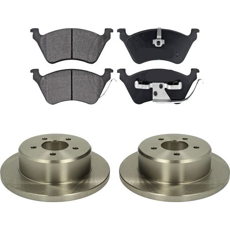 KIT FRENI POSTERIORI compatibile con DODGE CARAVAN (RG) - DISCHI + PASTIGLIE OEM: FDB1475 / 17034 /SOSTITUZIONE DIRETTA/BASSA POLVERE/SILENZIOSO (1/5)