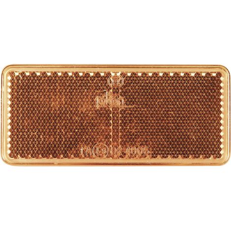 SecoRüt Refklektor Rechteck Orange (L x B) 90 mm x 40 mm (1/2)