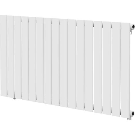 Hudson White 600mm x 1212mm Single Panel Radiator (1/5)