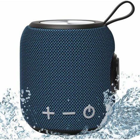 Haut-parleur Bluetooth sans fil extérieur créatif étanche mini caisson de basses en tissu portable petite carte de haut-parleur (1/5)