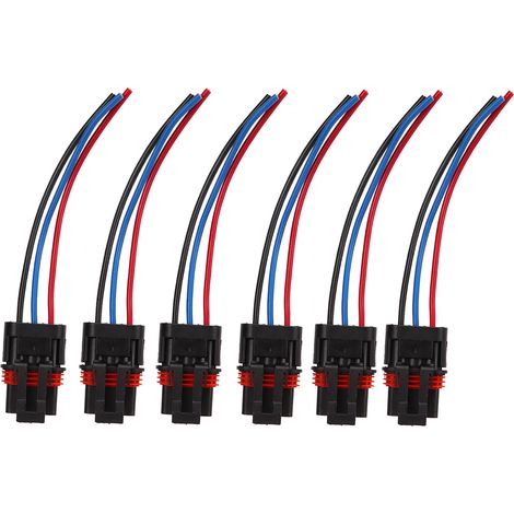 GARRYFIZH Pulse Power Plug Connector, 6Pcs Pulse Power Plug Pigtail Connecteur Harnais Remplacement pour Polaris Ranger XP 1000 2018‑2022