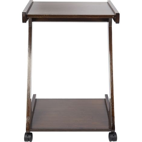Table d'appoint roulante à roulettes pour salon, table de chevet élégante style fin de canapé avec roues, meuble d'appoint pour maison. (1/5)