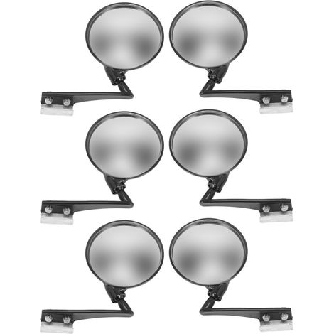 Set di 3 pezzi composto da 6 specchietti per l'angolo cieco per auto, specchietti laterali convessi grandangolari per auto, specchietto retrovisore rotondo per auto