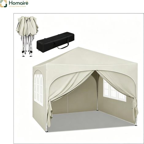 Transportbox für Haustiere aus beige-beigem Oxford-Stoff, Maße 300 x 300 x 256 cm HOMAIRE (1/5)