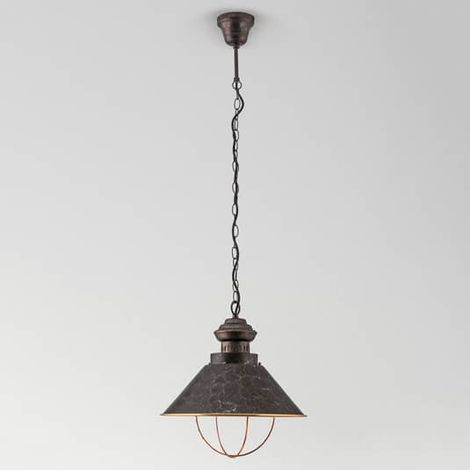 [NEUWERTIG] B-Ware Orion Rustikale Pendelleuchte Shanta Deckenlampe Hängeleuchte Wohnzimmerlampe