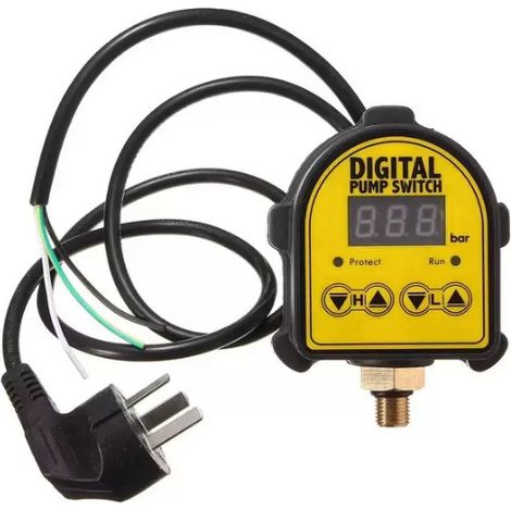 220V Automatic Regulator for Domestic Pump, Pressure Switch, Water Booster, Presscontrol, Pressdrive, Digital Electric Male