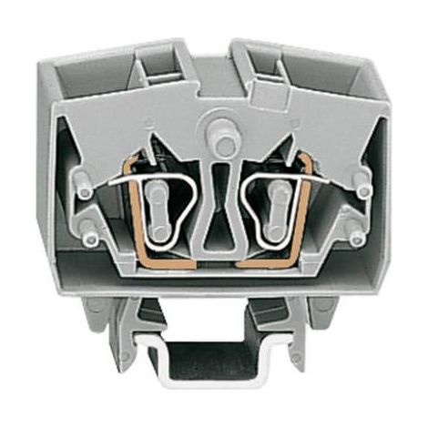 Borne de passage WAGO 264-724 10 mm ressort de traction Affectation: N bleu 1 pc(s) (1/2)