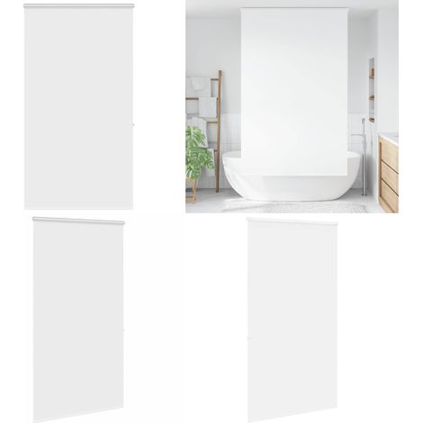 vidaXL Store enrouleur de douche avec cassette largeur du tissu 136 cm (1/5)
