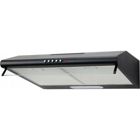 Hotte de cuisine sous meuble JUNO MAAN noire 50 cm