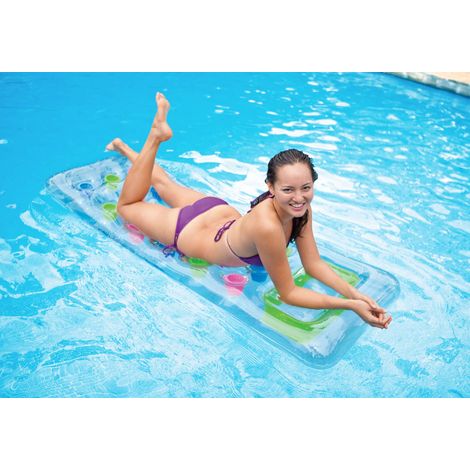 Colchon de playa hinchable para nadar 188x89 cm intex 59894