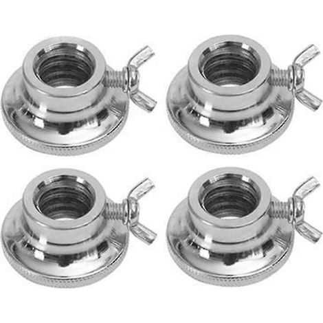 Lot de 4 colliers de serrage à vis pour haltères, anti-rotation, pour l'haltérophilie (1/5)