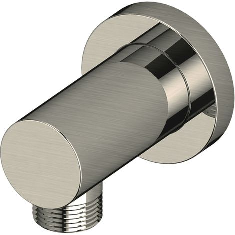 RAK Round Wall Outlet - Brushed Nickel (1/2)