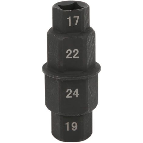 Chiave esagonale per asse moto 17/19/22/24mm, adattatore per perno mozzo ruota anteriore di ricambio per Yamaha R1 R6 (1/4)