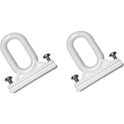 Coppia Ricambi Ganci Occhielli per Tenda da Sole a Caduta in PVC Completo (1/2)