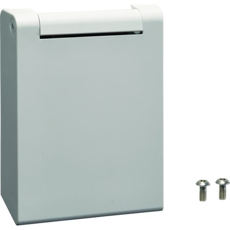 Witty pièce détachée - kit couvercle prise gris pour borne witty XEV1K ou XEV1R - HAGER XEVS100