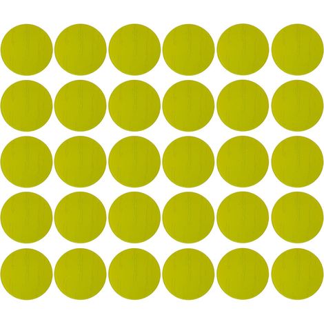 30x Cache vis adhésif autocollant diamètre 20mm bouchon trou meuble table chaise maison, vert clair (1/3)