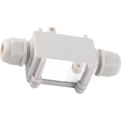 Boîte de jonction étanche IP68 pour extérieur, 2 voies, pour câbles électriques, 450 V, 24 A (1/5)