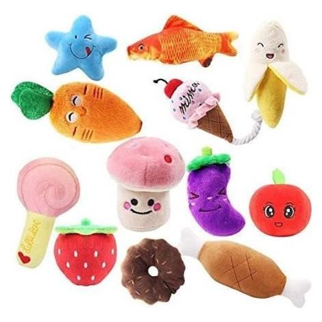 Jouet pour chien - Animal Domestique - 12 pcs - Peluche - Couineur (1/4)