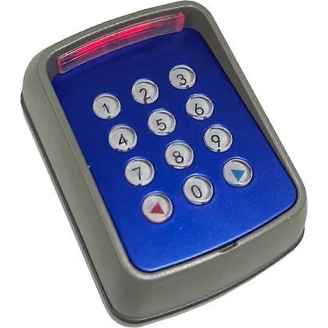 Serrures intelligentes pour portes, système de contrôle d'accès par clavier numérique, clavier à code tournant 433 MHz pour portail d'entrée, clavier sans fil (1/5)