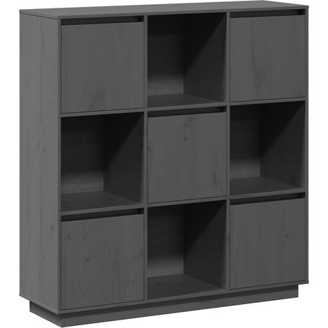 Maison Exclusive - Aparador alto de madera maciza de pino gris 11 (1/5)
