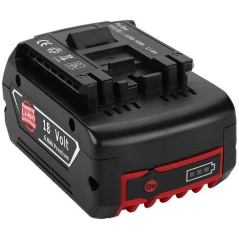Batterie pour Bosch 18V 5.0Ah Lithium-Ion avec LED pour 2607336092, 2607336236, BAT619G, BAT619, 2607336169, BAT609G, 2607336170, 2607336235, 2607336091, BAT609, BAT618, BAT610G (1/4)