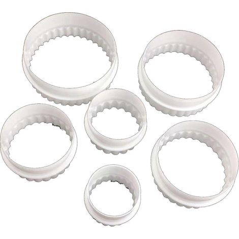 6-teiliges Set Ausstechformen für Schokolade, Kekse, Fondant, Gebäck, Fudge und Kuchendekoration