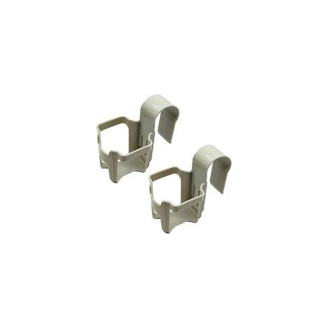 Lot de 2 Porte-Gobelets Piscine en Plastique, Accessoires Multifonctionnels Compatibles avec la Plupart des Piscines, Couleur Kaki (1/4)