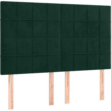 Maison Exclusive - Cabecero Terciopelo Verde Oscuro 144x5x118/128 (1/5)