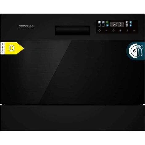 Cecotec Lavavajillas 6 cubiertos Bolero Aguazero 2300 Dark (1/3)