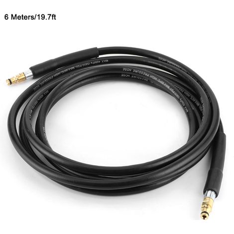 Lance haute pression tuyau nettoyage eau pour voiture adaptable Karcher K2 K3 K4 K5 6m/19.69pieds (1/5)