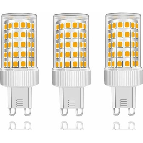 Lot de 3 Ampoules LED G9 10W Équivalent Halogène 150W, 86 LED, 1000Lm, Angle de faisceau 360°, Ultra Lumineuses, AC220-240V, Non Dimmable, Blanc Chaud 3000K [Classe énergétique B] (1/5)