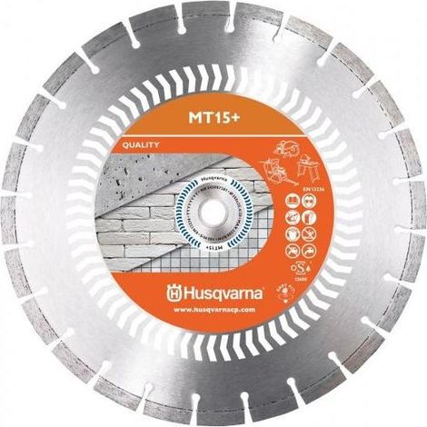Disco diamantado Husqvarna HVA 350 Tacti-Cut S50+ Universal, alta resistencia y versatilidad para cortes precisos en materiales duros