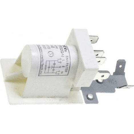Filtre antiparasite d'alimentation pour lave-vaisselle – Compatible TUCSON, SHARP, WALTHAM – Élimine les interférences électriques (1/2)