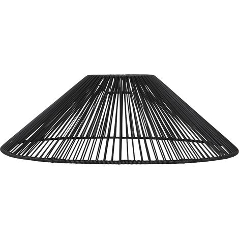 Star Trading Abat-jour Vide, rotin, noir, E27, extérieur, 58 cm (1/5)