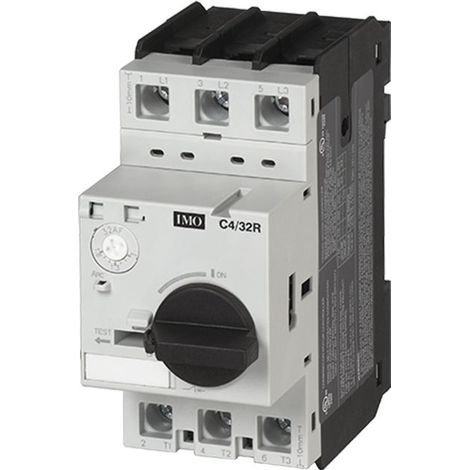 C4/32R-10 Disjoncteur moteur IMO 6 à 10A 3P déclencheur magnétothermique (1/2)