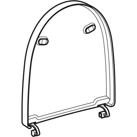 Geberit Tapa de inodoro para AquaClean Mera, blanco, 243211111