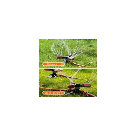 Arroseur rotatif 360° pour pelouse – Système d’arrosage réglable à 3 bras, idéal jardin et patio extérieur (1/5)
