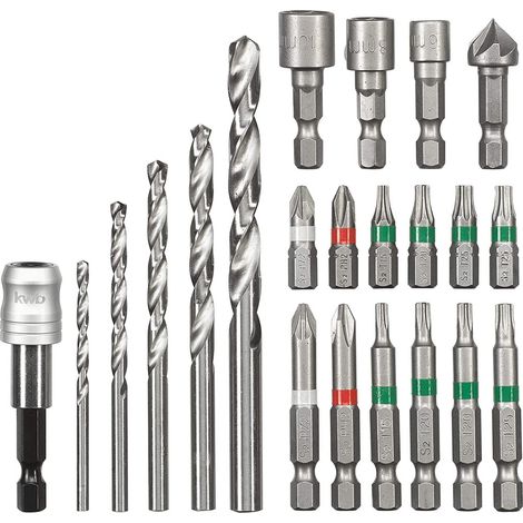 Coffret 22 accessoires EINHELL pour perceuse-visseuse - Embout hexagonal 1/4" - 49108806 (1/5)