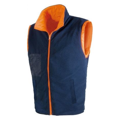 Neri Safety GALLUP Giaccone da Lavoro 4 in 1 Alta Visibilita' Unisex Poliestere 4 Bande Riflettenti Taglia 3XL colore Arancione Blu