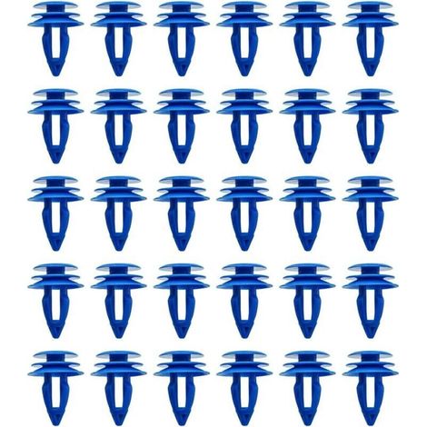 Clips Garniture Passage Roue, Kit D'attaches Et De Fixations En Plastique Pour Voiture, Clips Universels Garniture De Voiture, Attaches De Voiture Pour Châssis Automobile, Couvre-Roue(30 Pièces