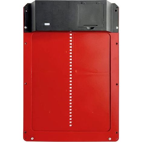 Porte automatique pour poulailler, porte en plastique léger, détection de lumière, ouverture différée le soir et le matin, Rouge (1/5)