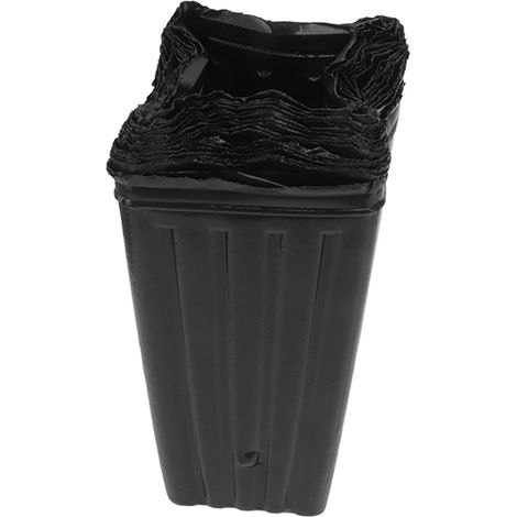 Lot de 20 pots profonds réutilisables en plastique pour plantes hautes et fleurs, avec trous de drainage, pour le jardin. (1/5)