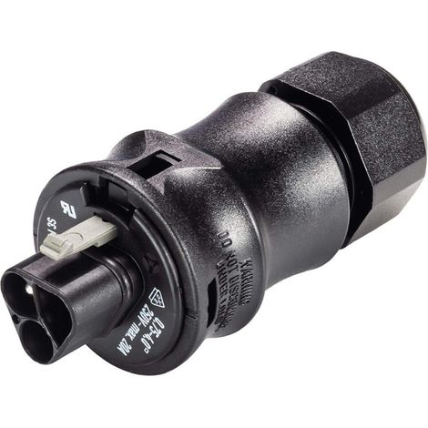 Wieland 96.032.4053.1 Verbinder gesis IP68, 3-polig M Luftschraubenpresse 6-10 mm, schwarz 1 stück steckverbinder