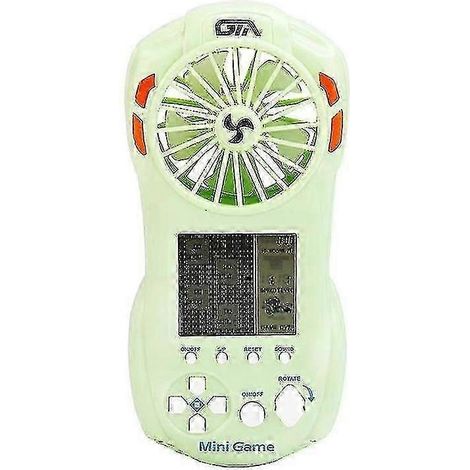 Ventilateur portable 2 en 1 pour console de jeu Tetris, mini ventilateur suspendu (1/4)