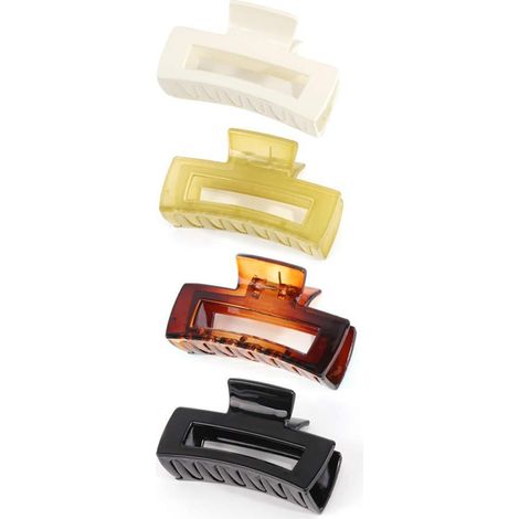 Pinzas Para El Pelo - Pinzas De Plástico Y Muelle Metálico - Para Lavado Facial Duchas Cocina Ejercicio Oficina - 1 Unidad (1/5)