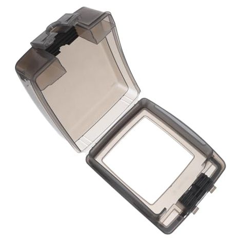 Boîtier d'interrupteur en plastique pour 86 prises Protection IP55, résistant aux projections d'eau et à la poussière, installation facile pour une utilisation domestique et dans la salle de bain